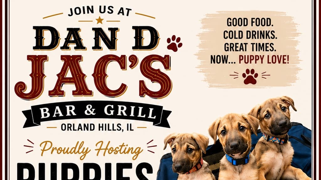 .puppies on the Patio event